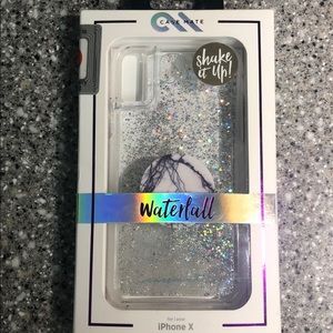Case-Mate Waterfall case for iPhone X w/Popsocket